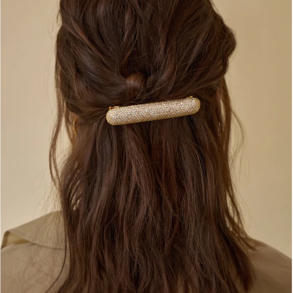 T3 & LELET NY CRYSTAL PAVE BAR BARRETTE - NEW & UNTOUCHED - Picture 3 of 6